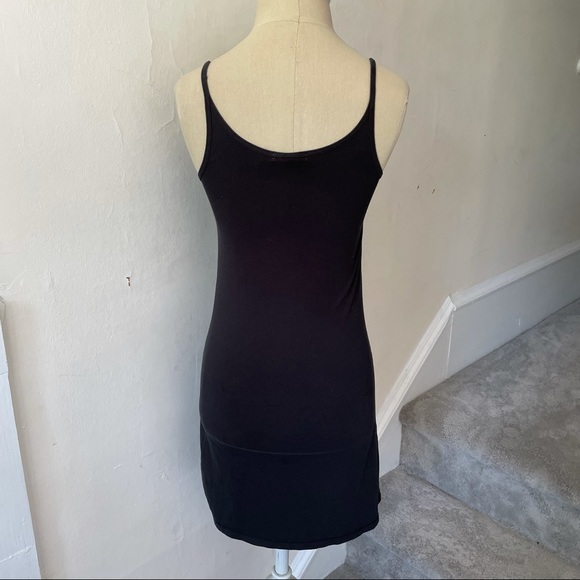 SOLD Calypso St. Barth Stretch Cotton Black Slip Dress - Picture 3 of 8